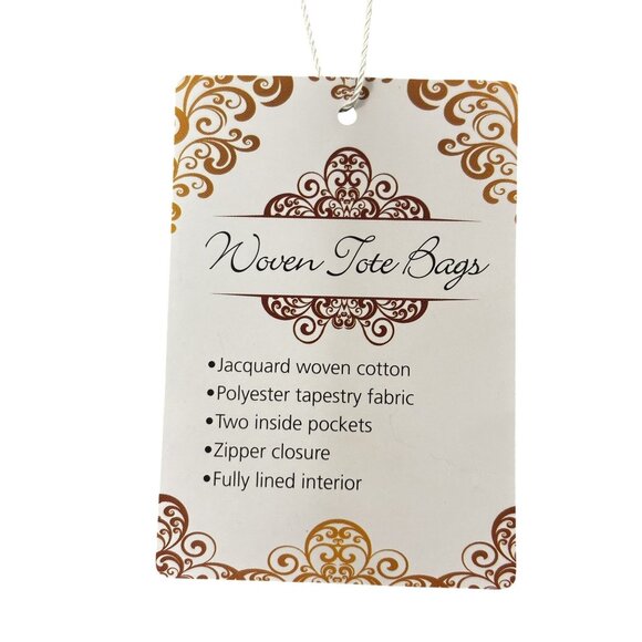 Shades Of Color Jacquard Sylvia "Gbaby"  "I Am Fierce" Tote - Picture 3 of 6